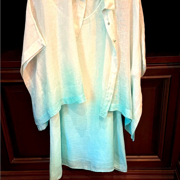 Two piece linen dress - Picture 2 of 5